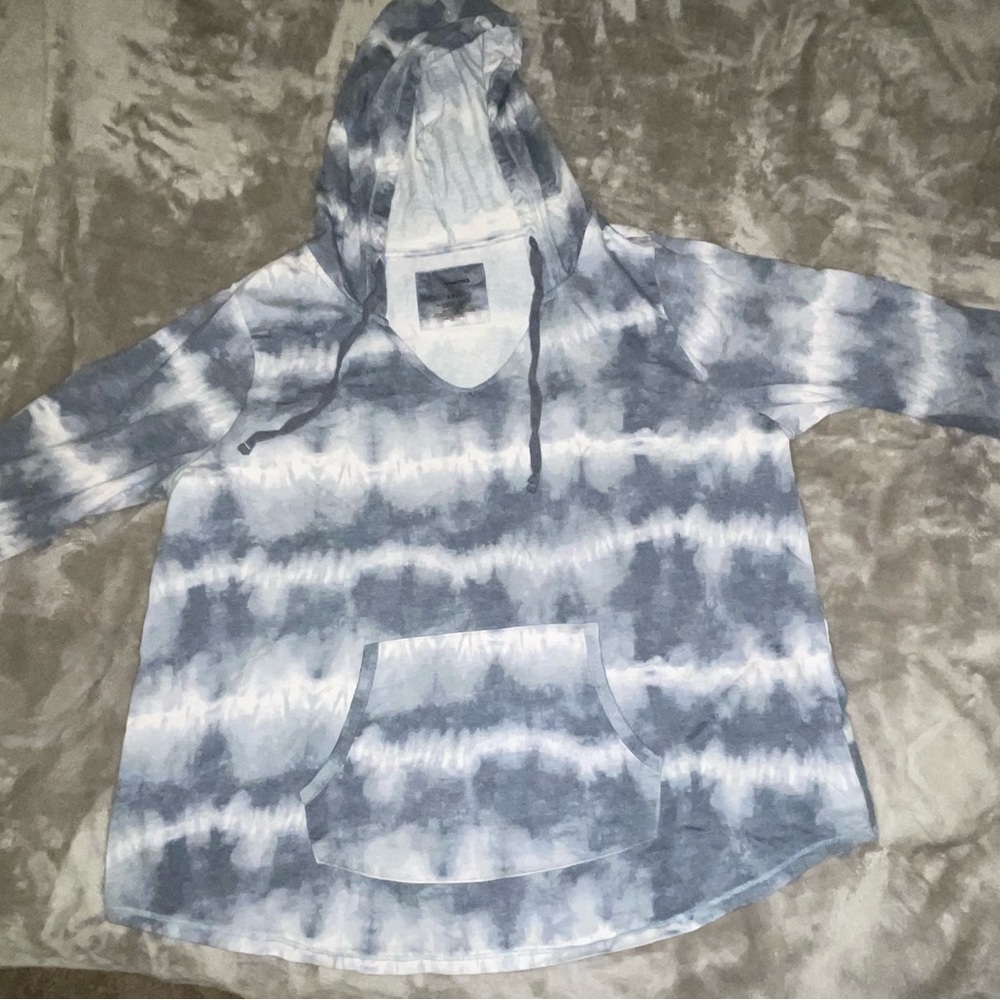 Sonoma Tie Die Hooded Long Sleeved Shirt